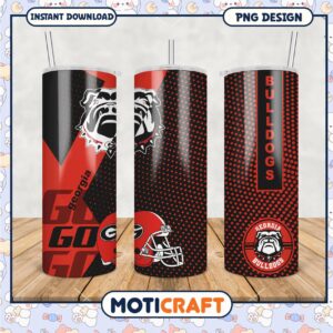 Georgia Bulldogs Tumbler Design Perfect for Fans