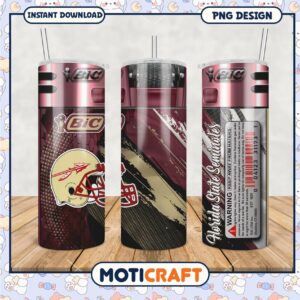Florida State Seminoles Tumbler PNG Design Download