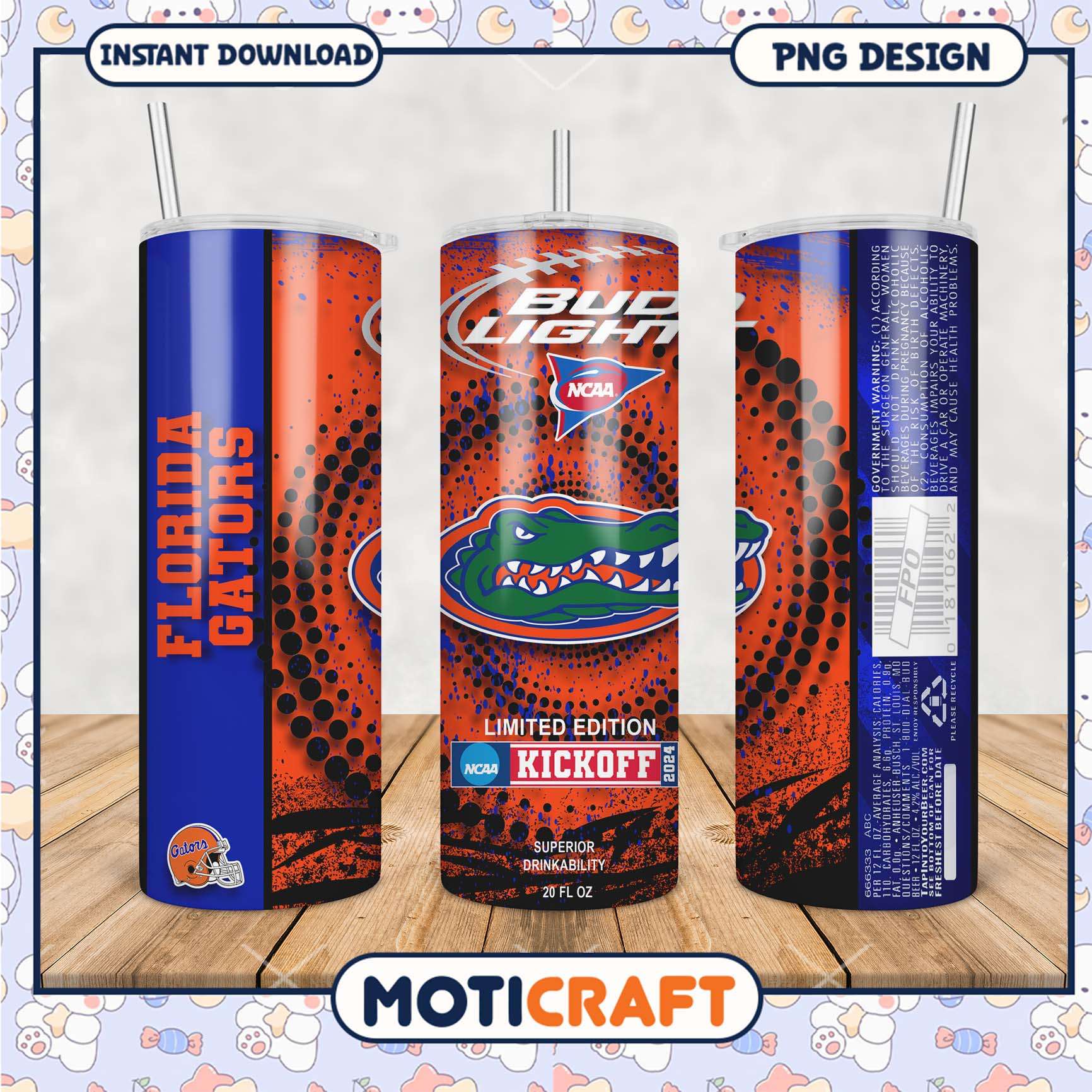 Florida Gators NCAA Tumbler Limited Edition PNG Design Florida Gators NCAA Tumbler Limited Edition PNG Design