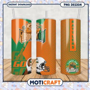 Florida A&M Rattlers Tumbler Design for Fans and Events