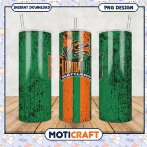 Florida A&M Rattlers Tumbler Design PNG for Fans