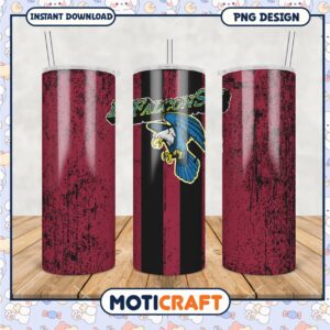 Falcons Tumbler PNG Design for Sports Lovers and Fans