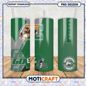 Eastern Michigan Eagles Tumbler PNG Design for Fans