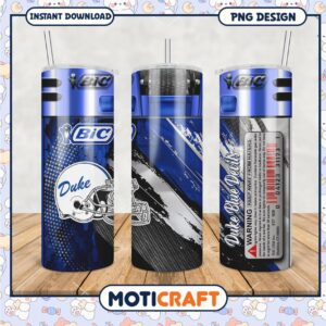 Duke Blue Devils Tumbler PNG Design for Fans