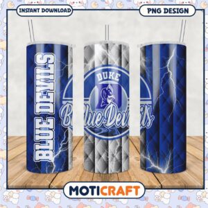 Duke Blue Devils Tumbler PNG Design for Fans and Gifts