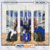 Duke Blue Devils Football Tumbler PNG Design Art
