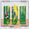 Ducks Fan Tumbler PNG for Oregon Football Supporters