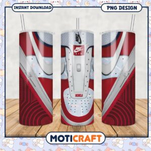 Custom Nike Air Rebels Tumbler PNG Design for Fans