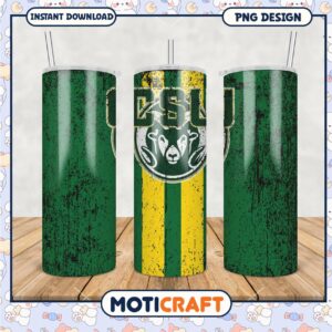 CSU Rams Tumbler PNG Design for Fans and Collectors