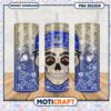 Cool Skull Tumbler Design for Akron Zips Fans PNG Art