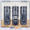 Connecticut Huskies Tumbler PNG Floral Pattern Design