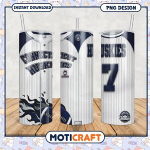Connecticut Huskies Tumbler Design Team Spirit PNG File