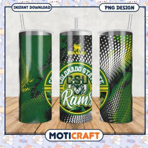 Colorado State Rams Tumbler PNG for Fans and Collectors