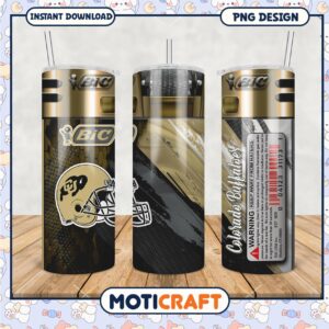 Colorado Buffaloes Tumbler PNG Design for Fans