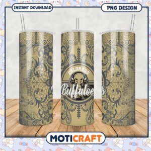 Colorado Buffaloes Tumbler PNG Design for Fans and Gifts