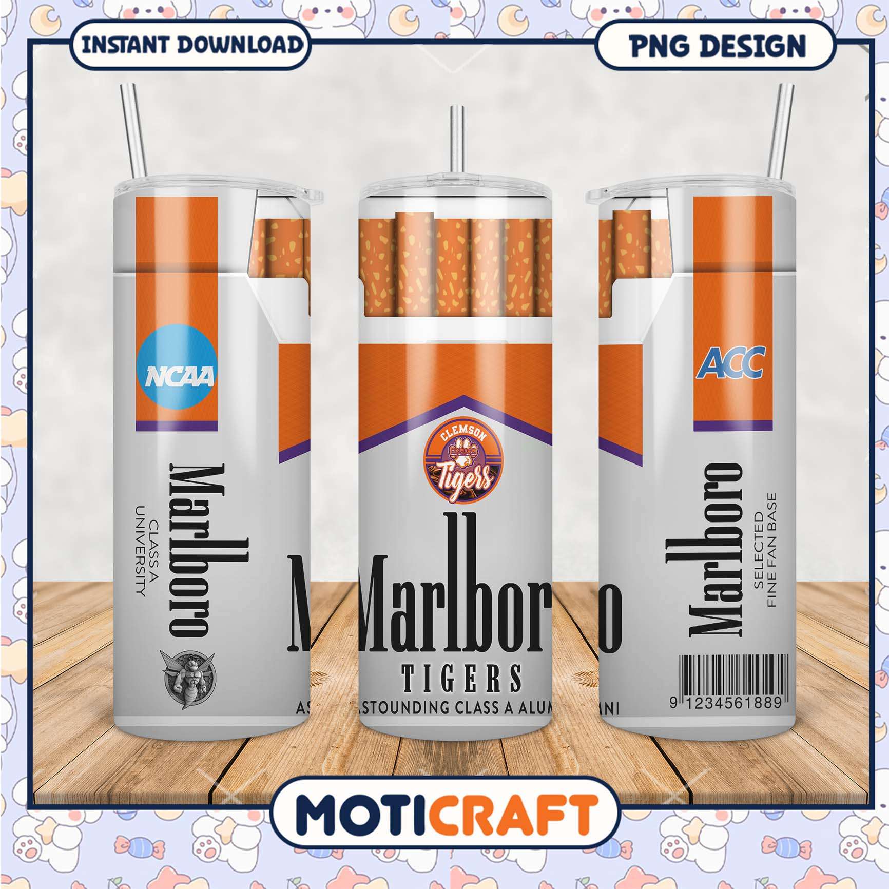 Clemson Tigers Tumbler Design PNG for NCAA Fans 55 Characters Clemson Tigers Tumbler Design PNG for NCAA Fans 55 Characters