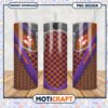 Clemson Tigers Tumbler Design Purple and Orange Pattern PNG 2 Clemson Tigers Tumbler Design Purple and Orange Pattern PNG