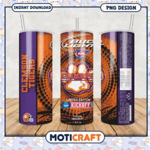 Clemson Tigers Limited Edition Tumbler PNG 2024 Design