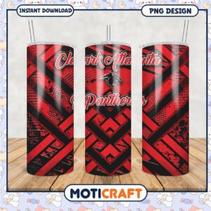 Clark Atlanta Panthers Tumbler PNG Design for Fans