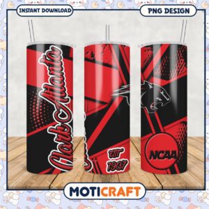 Clark Atlanta University NCAA Tumbler Design PNG File