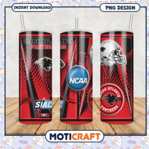 Clark Atlanta Panthers NCAA Tumbler PNG Design for Fans