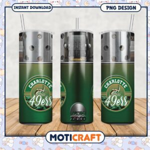 Charlotte 49ers Tumbler PNG Design for College Fans