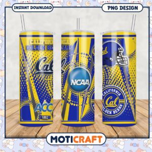 California Golden Bears Tumbler PNG NCAA Team Design 2023