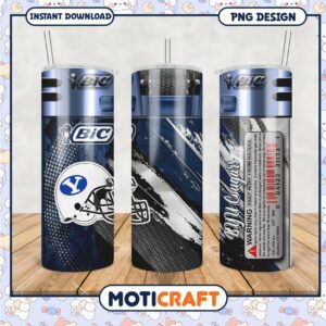 BYU Cougars Tumbler PNG Perfect for Fans and Collectors