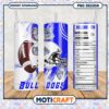 Bulldogs Fan Tumbler PNG for Sports Enthusiasts