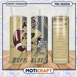 Buffaloes Fan Tumbler PNG For Ultimate Sports Fans