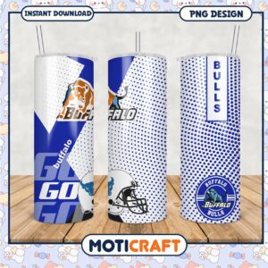 Buffalo Bulls Tumbler PNG for Sports Fans and Gifts