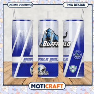 Buffalo Bulls Tumbler PNG Design for Sports Fans 55 Characters