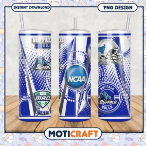 Buffalo Bulls NCAA Tumbler PNG with Team Graphics Design
