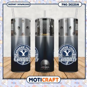 Brigham Young Cougars Tumbler PNG Graphic Design Format