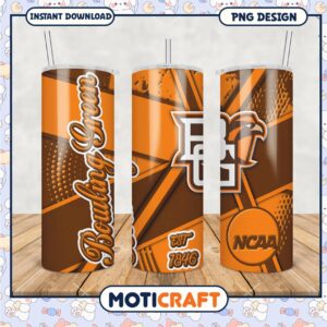 Bowling Green State University Tumbler Design PNG File