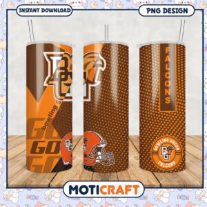 Bowling Green Falcons Tumbler Design for Fans and Events