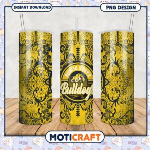 Bowie State Bulldogs Tumbler Design PNG for Fans and Gifts