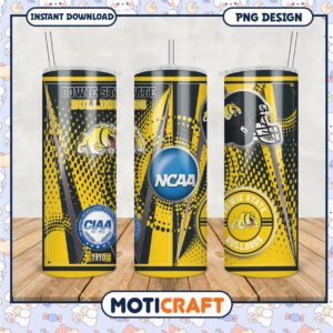 Bowie State Bulldogs NCAA Tumbler PNG Design Template