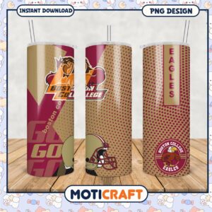Boston College Eagles Tumbler PNG Design for Fans