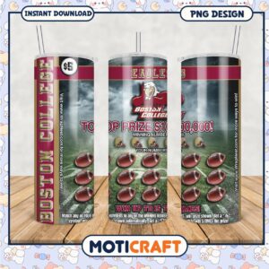 Boston College Eagles Tumbler Design Winning Image PNG