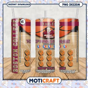 Boston College Basketball Tumbler PNG For Fans and Collectors