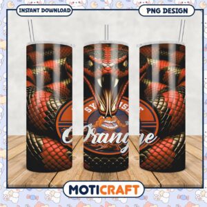 Bold Red Snake Tumbler PNG Design for Stylish Sips