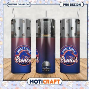Boise State Broncos Tumbler PNG for NCAA Fans and Gifts