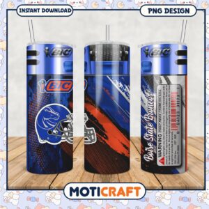 Boise State Broncos Tumbler PNG Design for Fans