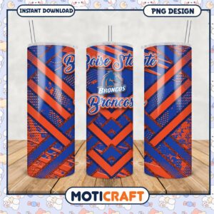 Boise State Broncos Tumbler PNG Design Download