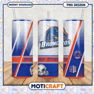 Boise State Broncos Tumbler Design PNG for Fans and Collectors