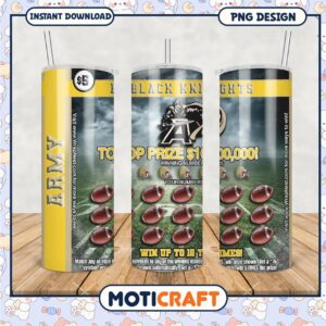Black Knights Tumbler Design with Prize Winning Theme PNG