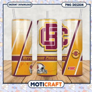 Bethune Cookman University Tumbler PNG Design for Fans