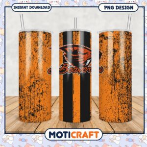 Beavers Team Spirit Tumbler PNG Design for Fans