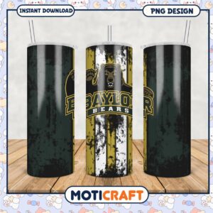 Baylor Bears Tumbler PNG